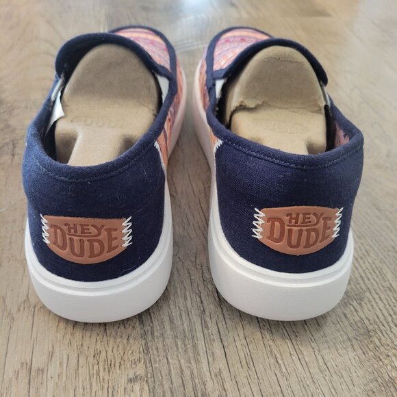 NWT Women's Hey Dude Misty Aztec Slip Ons - Picture 3 of 5
